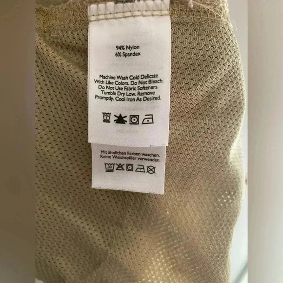 Woman’s Eddie Bauer Tan Rainer Outdoor Moisture Sun Protection Pants  Size 18 - Picture 6 of 8